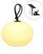 HLT Verlichtinggroothandel.nl Hanglamp - oplaadbare bol met zonnepaneel - 1 stuk - IP54 2500K verlichting