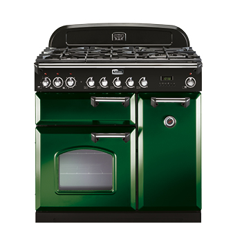Falcon Classic Deluxe 90 - Fornuis - Groen/Chroom