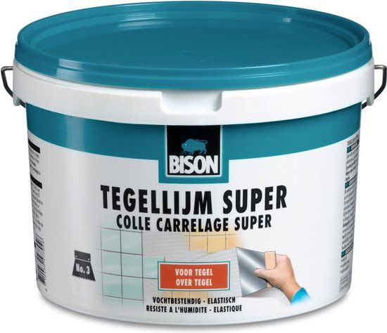 Bison Tegellijm Super - 3 kg - Emmer