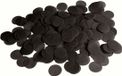 Folat Bv Carnaval strooi confetti noir - papier - 300 gram - décoration de fête confetti