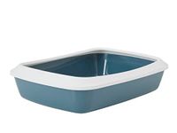 Iriz 50" Bluestone kattentoilet met rand, 50 x 37 x 14 cm