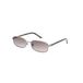 A.Kjærbede Noah Lunettes de soleil - Noir, Argenté, Étroit, Métal
