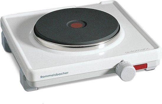 Rommelsbacher AK 1580 - Elektrische kookplaat - 1-pits - Wit