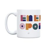 UO Oppositieve energie boodschap geschenkmok cadeau voor vrienden cadeau origineel kerstcadeau origineel cadeau onzichtbare vriend cadeau 350 ml keramiek