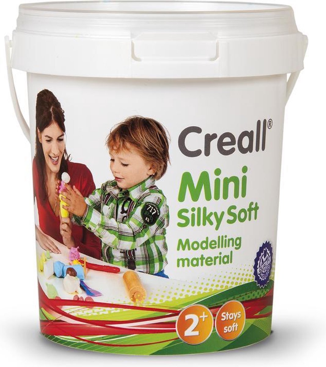 Creall Mini Silky Soft Boetseerklei assortiment 300gr - Zachte Kleuren