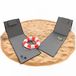 BigDean chaise longue de plage, set de 2 chaises de plage pliantes, légère, seulement 1,3 kg - tapis de plage portable et rembourré