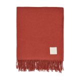 Scandi Living Plaid en coton Loom 125x170 cm Rouille