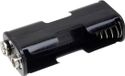 Tru Components BH-322-1B Support de batterie 2 AA (penlite) connexion par bouton-poussoir
