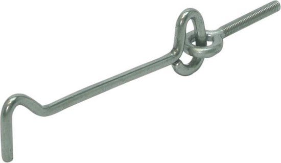 GB Windhaak rammelvrij M/oog HT 160mm diameter 5.2mm RVS 304