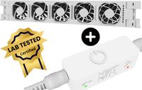 Heatfan 5 Pro - Radiator Ventilator met Smart Bediening - Wit