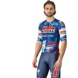 Castelli Maillot Climber's A/C Bleu Rouge Soudal Quick-Step, Taille XXL