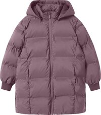 Name It Musk Puffer Long Winterjas Junior - Maat 152 - Roze