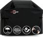 Sans marque Housse de barbecue étanche résistante 137 cm pour grill extérieur - sangles réglables - Noir
