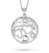 Orphelia ZH-7217 - Ketting met hanger hartjes - 925 zilver - zirkonia - 45 cm