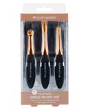 Brushworks Ensemble de pinceaux de maquillage de détail 3 pièces