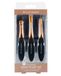 Brushworks Ensemble de pinceaux de maquillage de détail 3 pièces