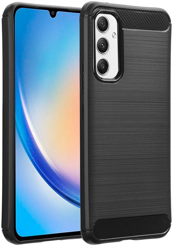 imoshion Brushed Backcover voor de Samsung Galaxy A34 (5G) - Zwart