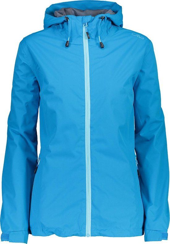 Cmp Regenjas Fix Hood Dames Lichtblauw Maat 36