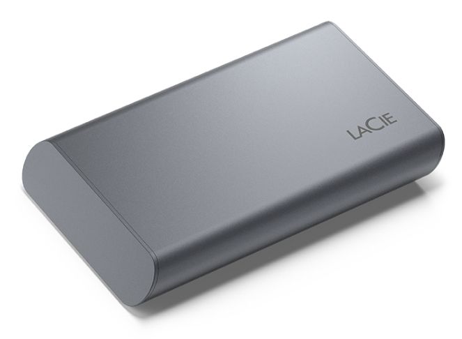 LaCie Mobile SSD Secure 500GB - USB-C 3.2 Gen 2 - Thunderbolt - Grey