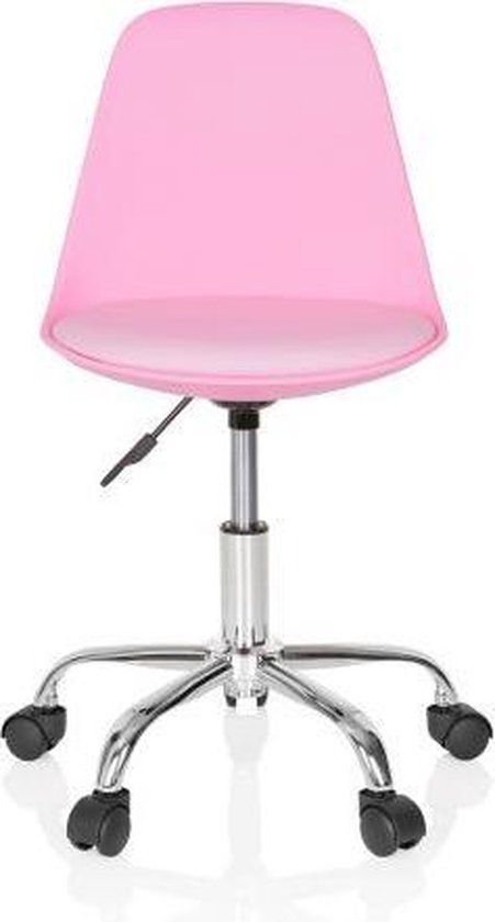 Kinder bureaustoel - Roze - Kunstleer - Ergonomisch