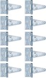 Alberts 864521 Boxscharnier | met losse pin | verzinkt blauw | scharnier: 148 mm | scharnierbreedte: 40 mm | Set van 10