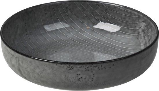 Broste Copenhagen Nordic Sea Bowl - 17cm - Blue - Ceramic - Pasta Bowl