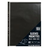 Daler-Rowney Essential A3 Artwork & Projects displayhoezen, 10 stuks, voor kunstenaars en studenten