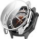 Strap-it Schokabsorberend TPU hoesje - soft case geschikt voor OnePlus Watch 3 (zilver)