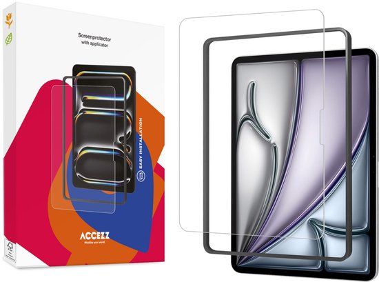 Accezz Premium Gehard Glas Screenprotector voor iPad Pro 11 (2024/2025)