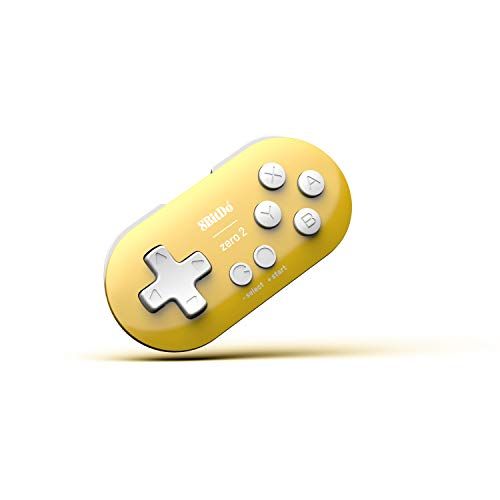 8Bitdo Zero 2 Bluetooth Gamepad - Yellow Edition - Nintendo Switch, PC, Macos, Android
