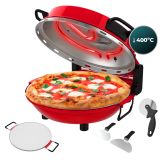 Cecotec Fun Pizza&Co Mamma Mía Window Plus pizzamaker en -oven 1 pizza('s) 1200 W Rood