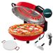 Cecotec Fun Pizza&Co Mamma Mía Window Plus pizzamaker en -oven 1 pizza('s) 1200 W Rood
