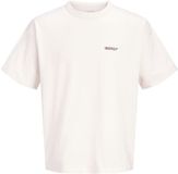 Jack & Jones T-shirt met ronde hals en korte mouwen, 100% katoen, maat XXL, wit