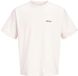 Jack & Jones T-shirt met ronde hals en korte mouwen, 100% katoen, maat XXL, wit