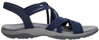 Skechers Reggae Slim - Sunnyside Sandalen Plat - Blauw - Maat 38