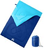 vidaXL Sac de couchage double avec oreillers pour adultes 3-4 saisons