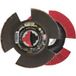 Rhodius 211403 VISION SPEED X-LOCK Disque lamelle Grain 80 Inox, Acier, Métal non ferreux 10 pièce(s)