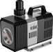SunSun CTP-6000 SuperECO pompe d'étang, 6000 litres par heure / 40 Watt, pompe de filtration économe en énergie, pompe de ruisseau pour bassins de carpes koï, pompe de circulation, pompe d'étang pour le jardin