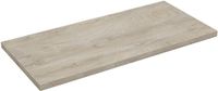 Wiesbaden Alvara Topblad voor Badkamermeubel 100 x 46 cm - Grijs Eiken