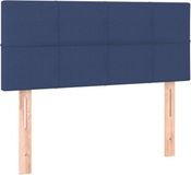 vidaXL Hoofdbord 80x5x78/88 cm stof blauw