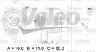 Valeo Alternateur 437341 Audi 028903029b 028903029e 028903029ex 028903031