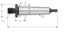 Rotec Boorhouderstift | MK3 | 1/2" 20 UNF - 180.6003
