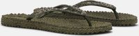 Ilse Jacobsen Slippers met strassteentjes CHEERFUL03G Army