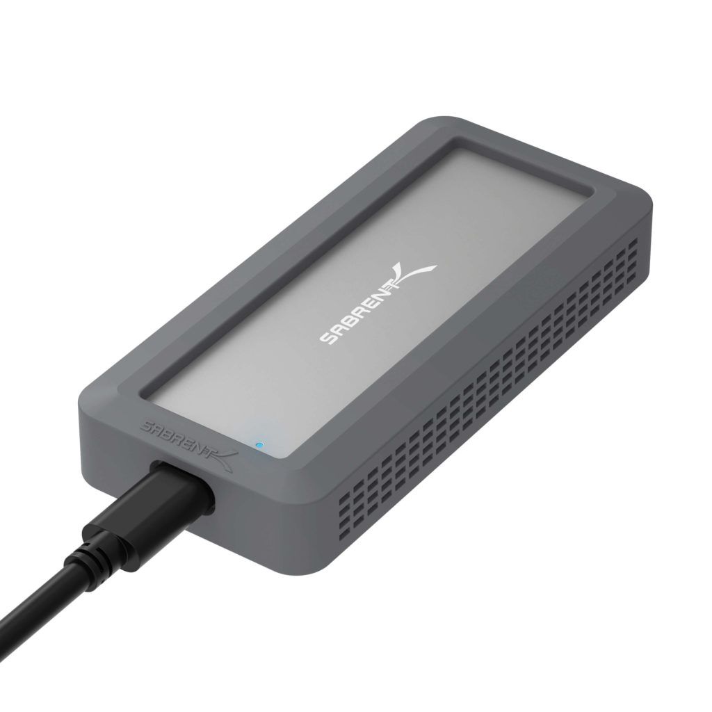 Sabrent EC-WPNE - Behuizing voor opslagstations - Grijs