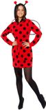 Amscan RIETHMULLER Lieveheersbeestjes kostuum met stippen dames S/M