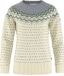 Fjällräven Fjallraven Ovik Knit Sweater Women - Wol - Maat XL - Chalk White-Flint Grey