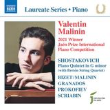 Valentin Naxos Valentin Malinin & Bretón String Quartet - Piano Laureate Recital (CD)