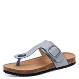 Tamaris - Dames - Muiltjes - Blauw - Maat 37