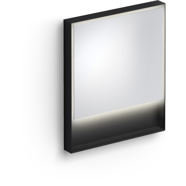 Clou Look at Me spiegel 70cm LED-verlichting IP44 mat zwart CL/08.08.070.21