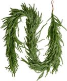 VEVOR Kerstkrans 1828mm Norfolk Dennenspar Garland Kerstdecoratie